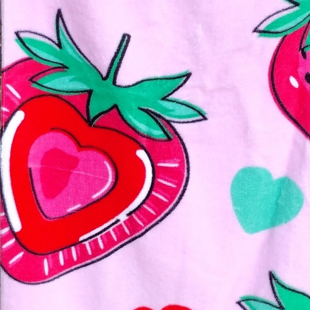 NWT Betsey Johnson Pink Strawberries 6